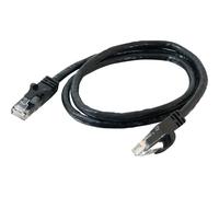 C2G Cat6 Booted Unshielded (UTP) Network Patch Cable - Cordon de raccordement - RJ-45 (M) pour RJ-45 (M) - 3 m - UTP - CAT 6 - moulé, sans crochet, bloqué - noir