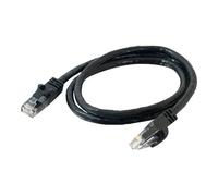C2G Cat6 Booted Unshielded (UTP) Network Patch Cable - Cordon de raccordement - RJ-45 (M) pour RJ-45 (M) - 5 m - UTP - CAT 6 - moulé, sans crochet, bloqué - noir