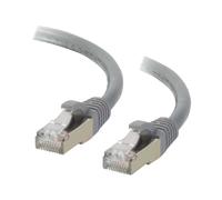 C2G Cat6a STP 0.5m câble de réseau Gris 0,5 m
