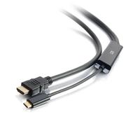 C2G CG26890 câble vidéo et adaptateur USB Type-C HDMI Type A (Standard) Noir