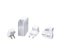 C2G Chargeur USB C 65 W Prise 2 ports GaN Type C Charge Rapide Adaptateur d'alimentation Compatible avec ordinateurs portables, tablettes et smartphones, etc.