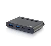 C2G Concentrateur USB-C avec USB-A, USB-C et alimentation électrique