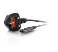 C2G Cordon d'alimentation non polarisé RU (BS 1363 à IEC 60320 C7) de 1 M