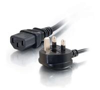 C2G Cordon d'alimentation RU AWG 16 (IEC320C13 à BS 1363) de 2 M