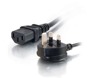 C2G Cordon d'alimentation RU AWG 16 (IEC320C13 à BS 1363) de 2 M