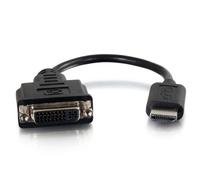 C2G Dongle convertisseur-adaptateur HDMI® mâle vers Single Link DVI-D? femelle, 0,203 m, HDMI, DVI-D, Mâle, Femelle, Droit 41352