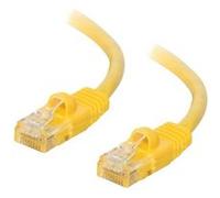 C2G Enhanced Cat5E 350MHz Snagless Patch Cable - Cordon de raccordement - RJ-45 (M) pour RJ-45 (M) - 15 m - CAT 5e - moulé, sans crochet, bloqué - jaune G
