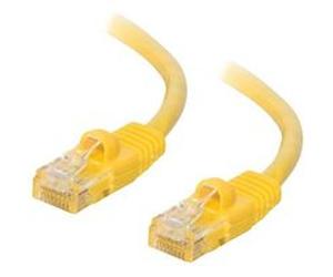 C2G Enhanced Cat5E 350MHz Snagless Patch Cable - Cordon de raccordement - RJ-45 (M) pour RJ-45 (M) - 15 m - CAT 5e - moulé, sans crochet, bloqué - jaune G