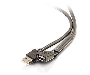 C2G Legrand 139935 Long câble d'extension USB A vers A Blanc Plug and Play 15,2 m