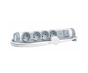C2G Legrand Multi-Outlet extension pour plus de confort/de sécurité avec cordon de 1.5 m