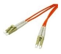 C2G Low-Smoke Zero-Halogen - Cordon de raccordement - LC Multi-Mode (M) pour LC Multi-Mode (M) - 3 m - Fibre Optique - 62,5/125 microns - Orange