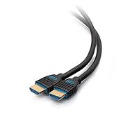 C2G Performance Series Câble HDMI ultra flexible haute vitesse 4K 60 Hz dans le mur, certifié CMG (FT4) compatible avec Xbox, Blu-ray, DVD, PS5, Smart TV, barre de son, moniteurs 0,3 m