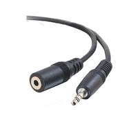 C2G - Rallonge de câble audio - mini-phone stereo 3.5 mm mâle pour mini-phone stereo 3.5 mm femelle - 2 m - blindé - moulé