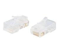 C2G RJ45 Cat5E Modular Plug for Flat Stranded Cable - Connecteur de réseau - RJ-45 (M) - CAT 5e (pack de 25) G