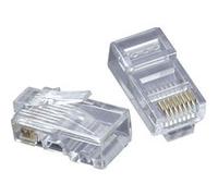 C2G RJ45 Cat5E Modular Plug for Flat Stranded Cable - Connecteur de réseau - RJ-45 (M) - CAT 5e (pack de 50) G