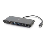 C2G USB-C Docking Station with 4K HDMI, Ethernet, USB and Power Delivery - Station d'accueil - USB-C/Thunderbolt 3 - HDMI - GigE