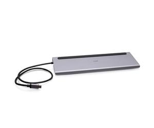 C2G Station d'accueil USB-C 10-en-1, Triple écran avec HDMI, DisplayPort, VGA, Ethernet, USB, Lecteur de Carte SD,