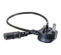 C2G Universal Power Cord - Câble d'alimentation - BS 1363 (M) pour power IEC 60320 C13 - 1 m - moulé - noir Noir G