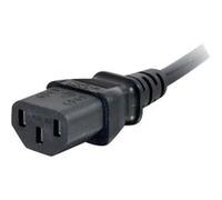 C2G Universal Power Cord - Câble d'alimentation - BS 1363 (M) pour power IEC 60320 C13 - 10 m - moulé - noir Noir G