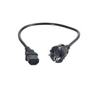 C2G Universal Power Cord - Câble d'alimentation - power CEE 7/7 (M) pour power IEC 60320 C13 - 1 m - moulé - noir - Europe