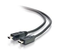 C2G USB 2.0, C - Mini B, 1m câble USB USB C Mini-USB B Noir