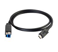 C2G USB 3.0, C - Standard B, 3m câble USB USB C USB B Noir - Câbles USB (C - Standard B, 3m, 3 m, USB C, USB B, 3.0 (3.1 Gen 1), Male connector / Male connector, Noir)