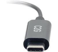 C2G Adaptateur audio USB‑C 54426 – USB‑C mâle vers jack 3,5 mm femelle, 9 cm, Noir