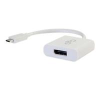 C2G USB C to DisplayPort Adapter Converter - USB Type C to DisplayPort White - Adaptateur vidéo externe - USB 3.1 - DisplayPort - blanc G