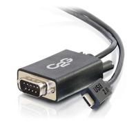 C2G USB - RS232, m-m, Noir, 0 - 50 °C, -25 - 70 °C, 67,5 g 29470