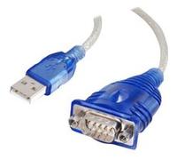 USB to DB9 Serial Adapter Cable - Adaptateur série - USB - RS-232 - bleu