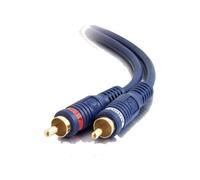 C2G Velocity - Câble audio - audio composite - RCA mâle pour RCA mâle - 5 m - double paire torsadée blindée