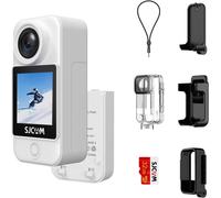 C300 Caméra D'Action De Poche 4K30Fps,Écran Tactile 1.33'' Caméra Sport,2.4G/5G Dual Wifi 20Mp Caméra Casque,6-Axis Eis Caméra Sous-Marine 30M/98Ft Résistant À L'Eau