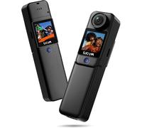 C300 Caméra Sport 4K30Fps 20 Mp,Double Écran 2,4 G/5 G Wifi Caméra Étanche Sous-Marine 30M Eis Anti-Vibration Avec 2 Batterie 2800+1000 Mah Kit D'Accessoires