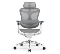 C300 PRO Chaise ergonomique - Accoudoirs 5D,Soutien lombaire auto-ajustable,Dossier maille,150kg max,3 inclinaisons 92°/100°/112°,BIFMA/TÜV,Dimensions 77x67x127cm,Blanc