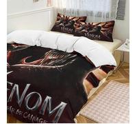 c31 Venom Bedding Comforter Sets ensemble de literie 3 pièces Parure de lit douce et chaude avec 1 housse de couette et 200*200cm