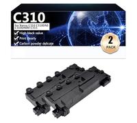 C310 Boîte de Toner Déchet Compatible, Remplacement de la Bouteille de Toner de Déchets, Travail pour Xerox C310 C310DNI C310DNIM C315 Imprimante,2*Black