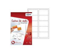 [C32010-14.FR] Avery Bte de 250 Cartes de Visite Bords Micro Perforés 85x54mm...