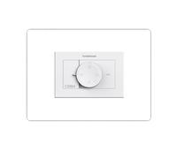 C38BA Thermostat blanc à encastrer avec bouton à piles Fantini Cosmi