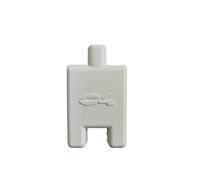 C4 Collier Dyno de 4 kg pour apnée modulable blanc, rouge ou noir et segments supplémentaires de 280 grammes (plomb Segment 280 g - blanc)