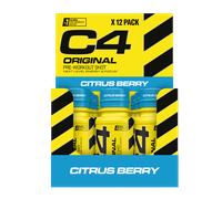 C4 Energy Shot Pré-entraînement Agrumes & Baies 720 ml (12 pièces)