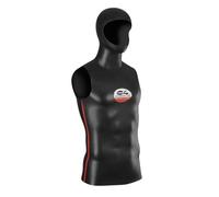 C4 Sous-combinaison BLACK SKIN avec capuche 2 mm pour apnée, natation et pêche sous-marine Ligne accessoires Marco Bardi (taille 3)