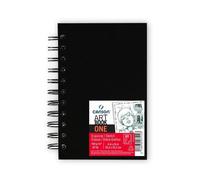[C400039210] CANSON Carnet esquisse ARTBOOK ONE, A6, 80 feuilles, noir