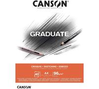 [C400110362] CANSON Bloc de dessin GRADUATE CROQUIS, A4