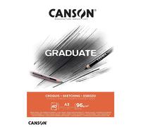 [C400110363] CANSON Bloc de dessin GRADUATE CROQUIS, A3