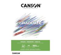 [C400110366] CANSON Bloc de dessin GRADUATE MIXED DESSIN, A3