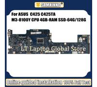 C425TA Carte Mère Pour ASUS Chromebook C425 C425TA Ordinateur Portable Carte Mère W/M3-8100Y CPU 4GB-RAM SSD-64G/128G CARTE PRINCIPALE