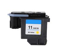 C4812A Print Head, Nature Colors Tread Set Remplaçable pas de papier imprimé compatible Jam compatible avec remplacement pour la série 500 510 800, jet de design, jet de travail, (Yellow C4813A)