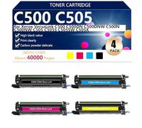 C500 C505 Unité de Tambour Téléchargement Extra Élevé Compatible pour Xerox VersaLink C500 C500DN C500DNW C500N C500NW C505 C505S C505SW C505X Imprimantes, Nette et Précise,BCMY-1 Pack