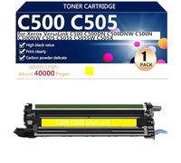 C500 C505 Unité de Tambour Téléchargement Extra Élevé Compatible pour Xerox VersaLink C500 C500DN C500DNW C500N C500NW C505 C505S C505SW C505X Imprimantes, Nette et Précise,Yellow-1 Pack