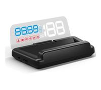 C500 OBD2 HUD avec Projection Miroir Affichage tête Haute numérique Vitesse du véhicule KM/H MPH Projecteur Ordinateur de Bord Kilométrage Carburant RPM(GPS HUD-T900)